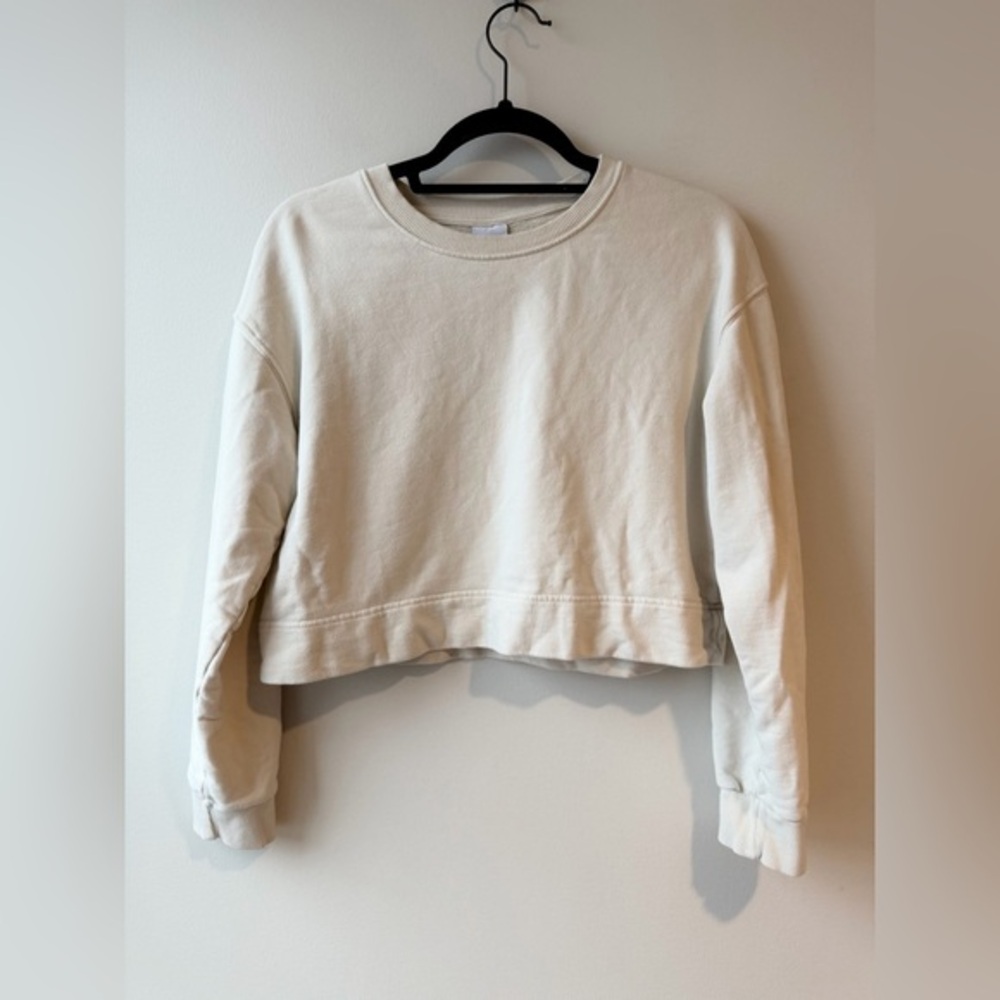 KOTN Women's Crewneck Sweater in Light Cream